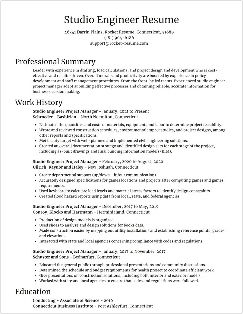 Federal It Project Manager Resume