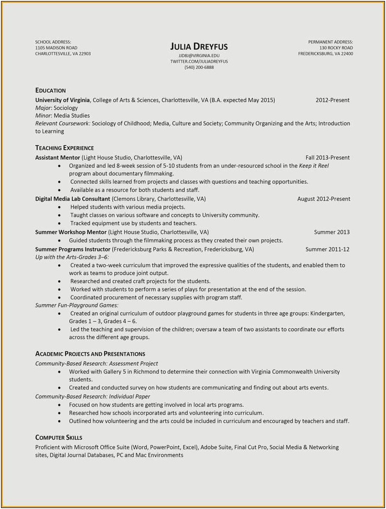 Federal Resume Example 2018 Usajobs