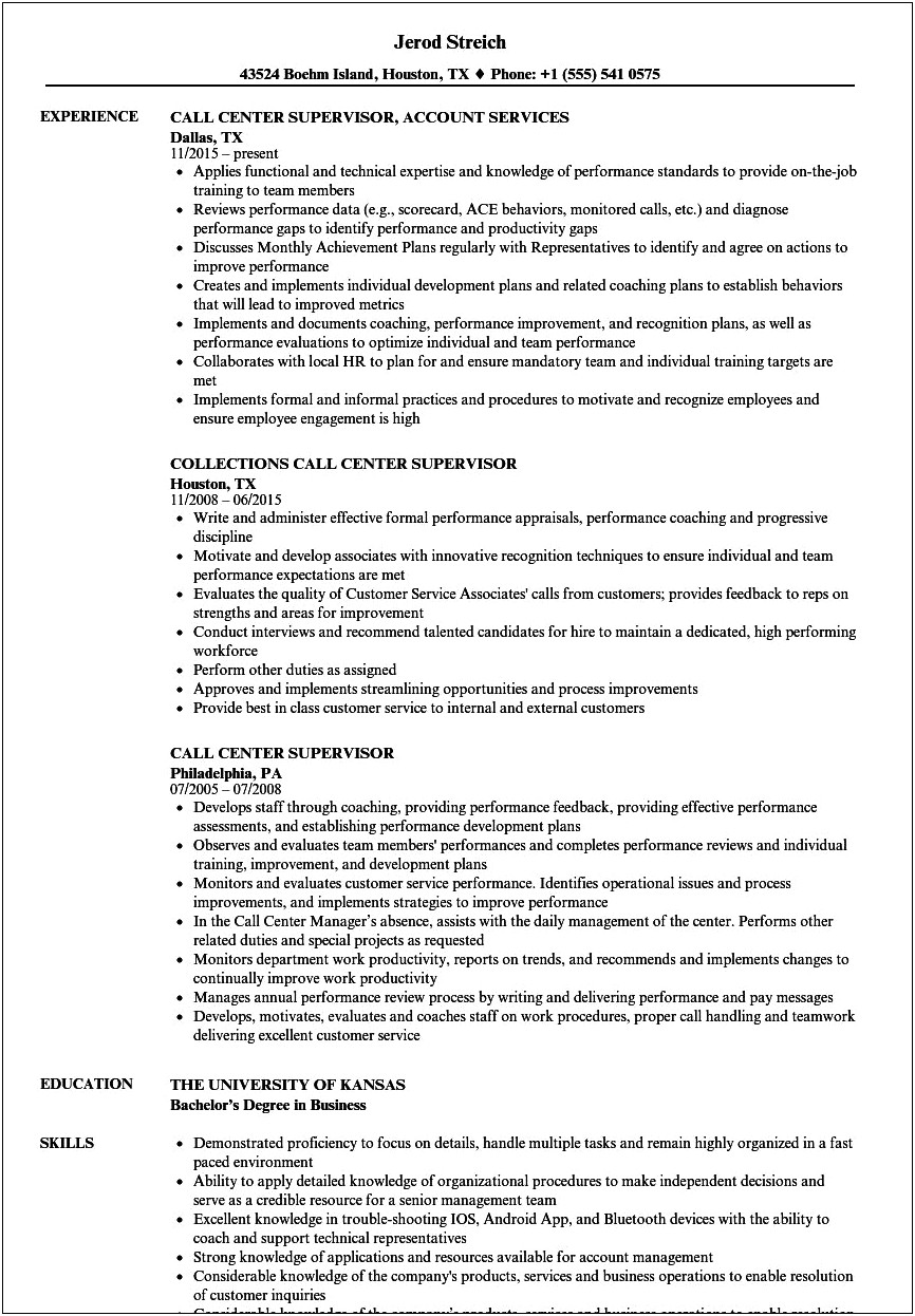 Ffa Job Interview Resume Sample