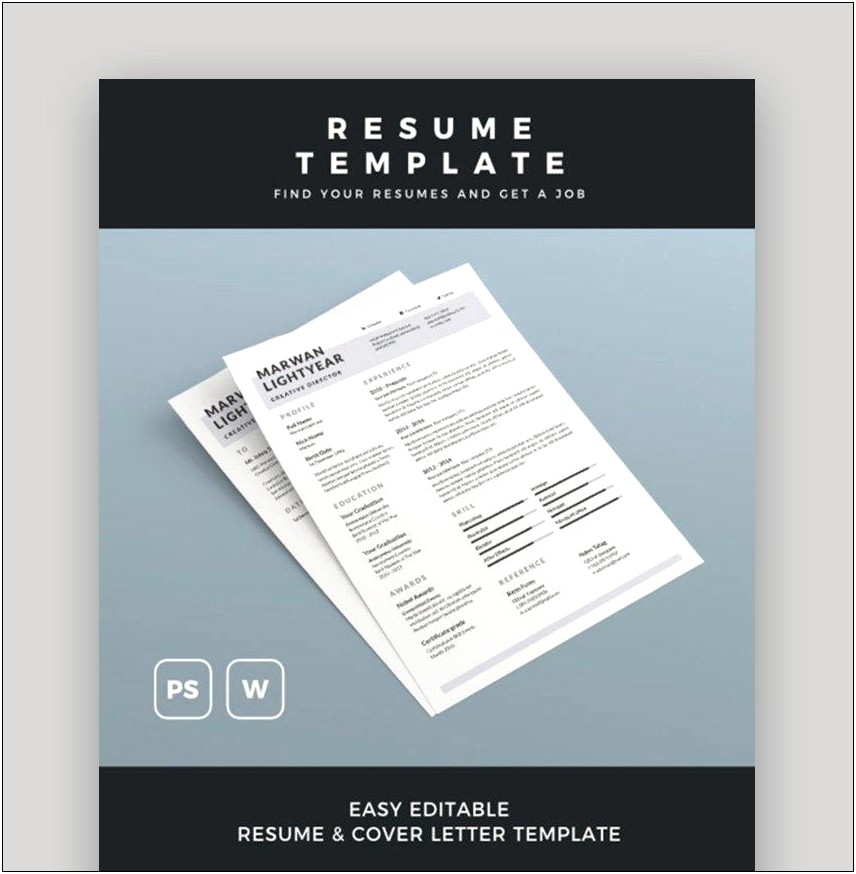 Find A Template For The Resume Writing