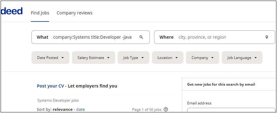 Finding Job Candidates Resume Search Indeed