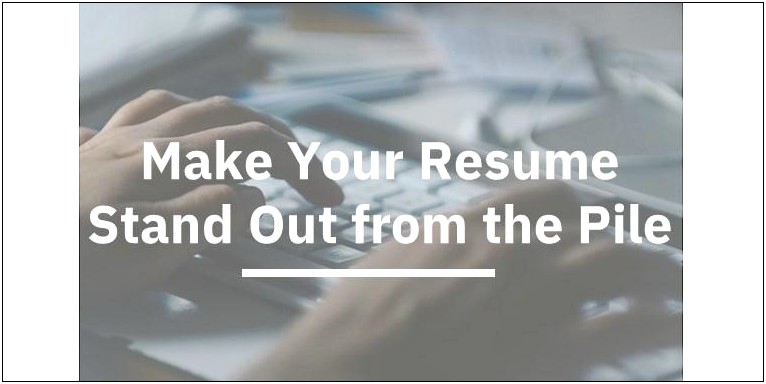 Finding Jobs That Fit Your Resume