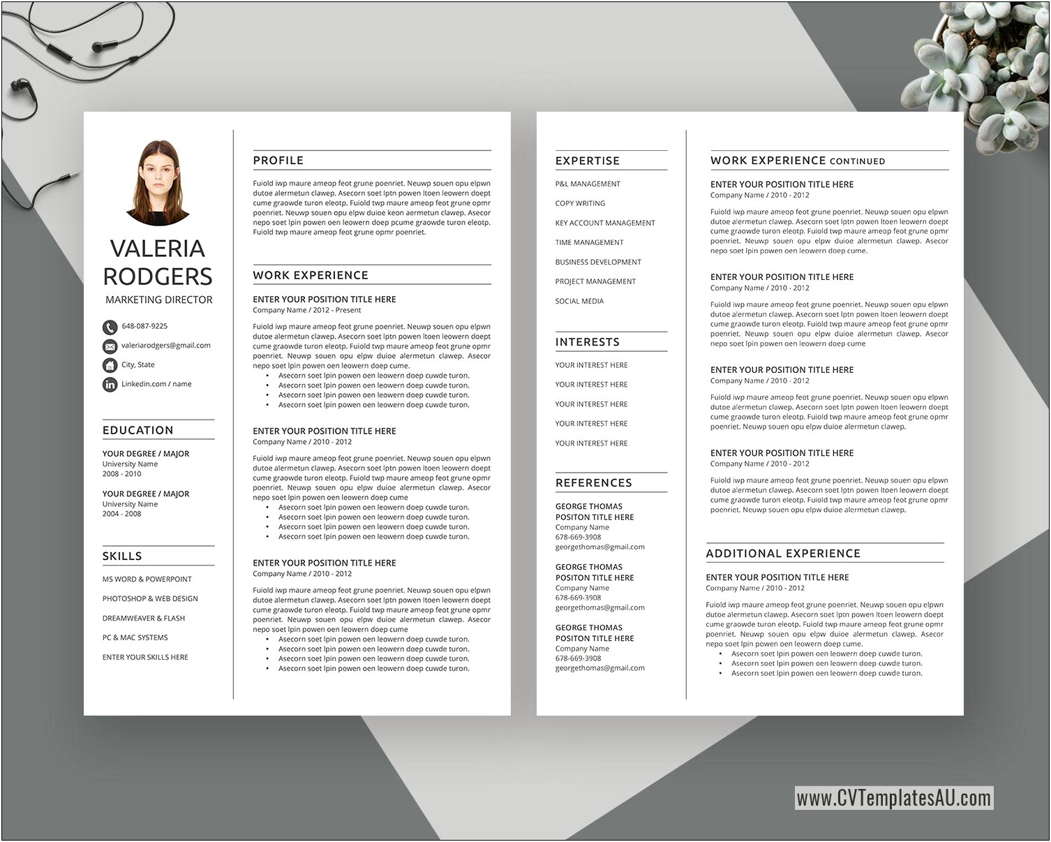 Flash Resume Template Download Free