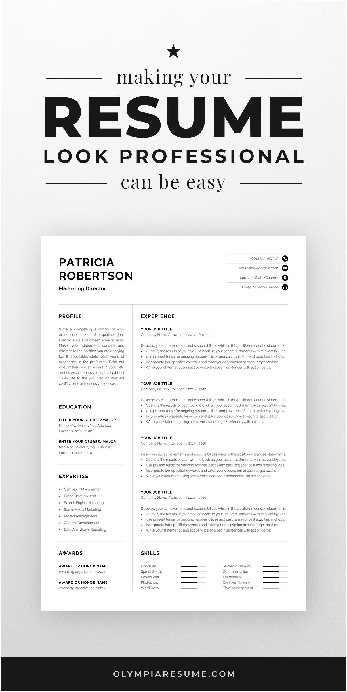 For Resume Instead Of Managed Use Other Phrase