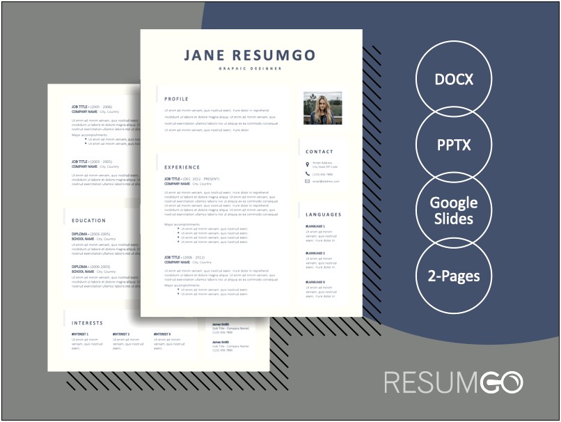 Free 2 Page Resume Template