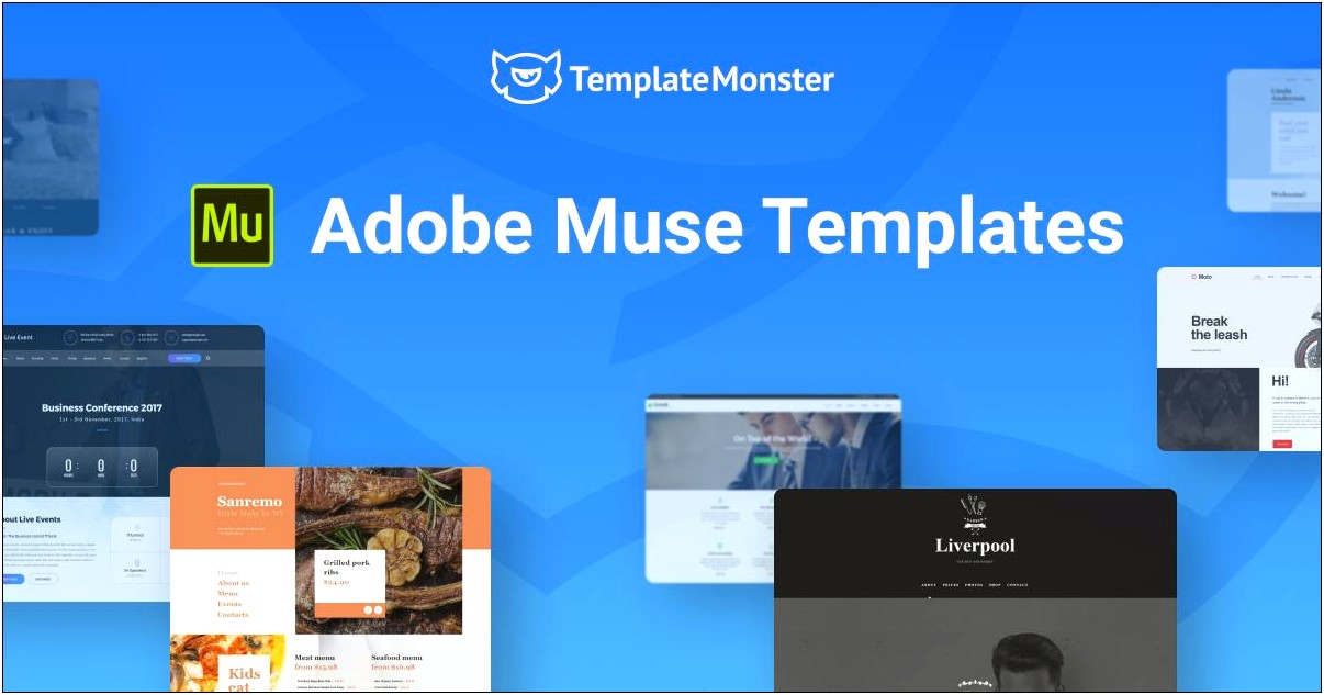 Free Adobe Muse Resume Template