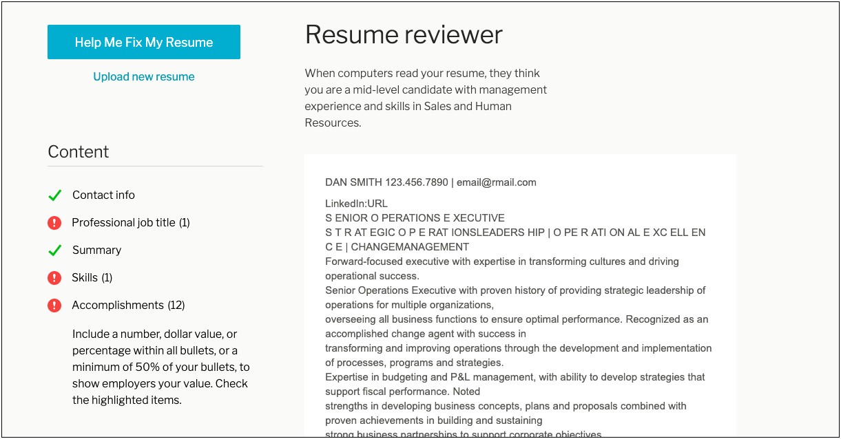 Free Ats Resume To Job Posting Evaluation