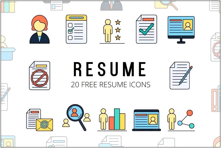 Free Contact Icons For Resume