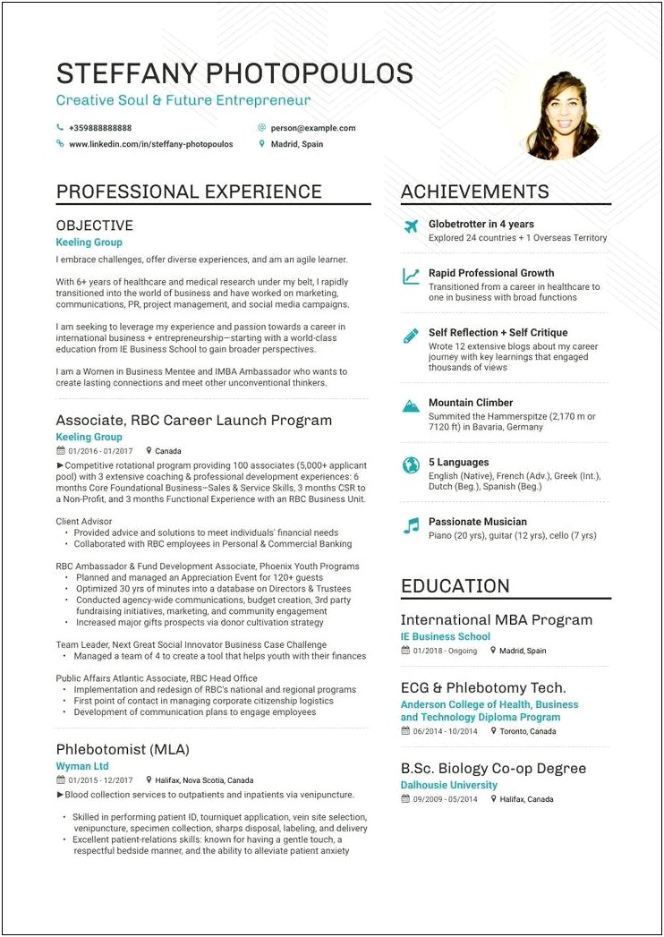 Free Core Functional Format Resume