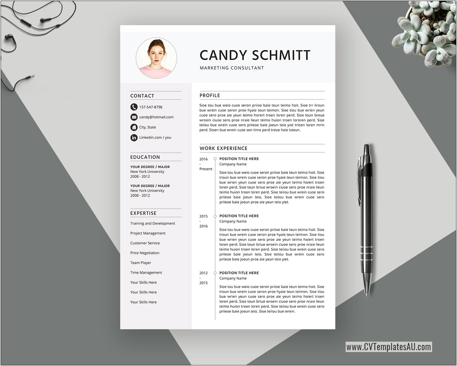 Free Creative Resume Templates Download For Microsoft Word