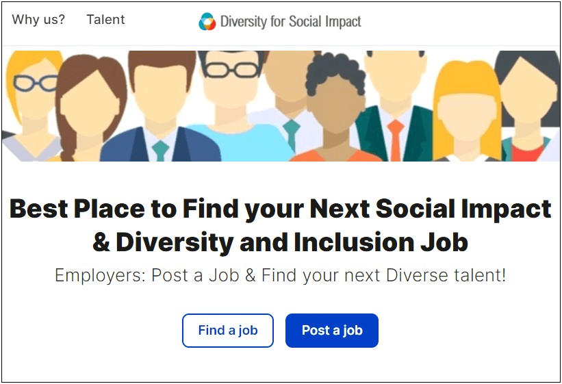 Free Diversity Jobs Database Resume Site