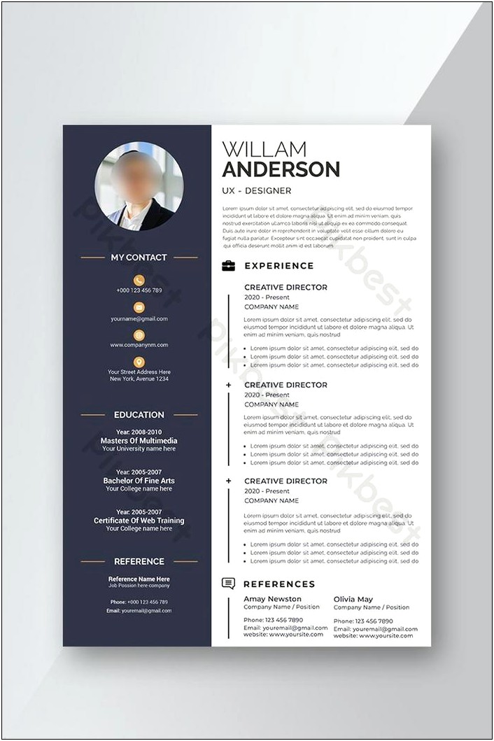 Free Download Creative Resume Templates Word