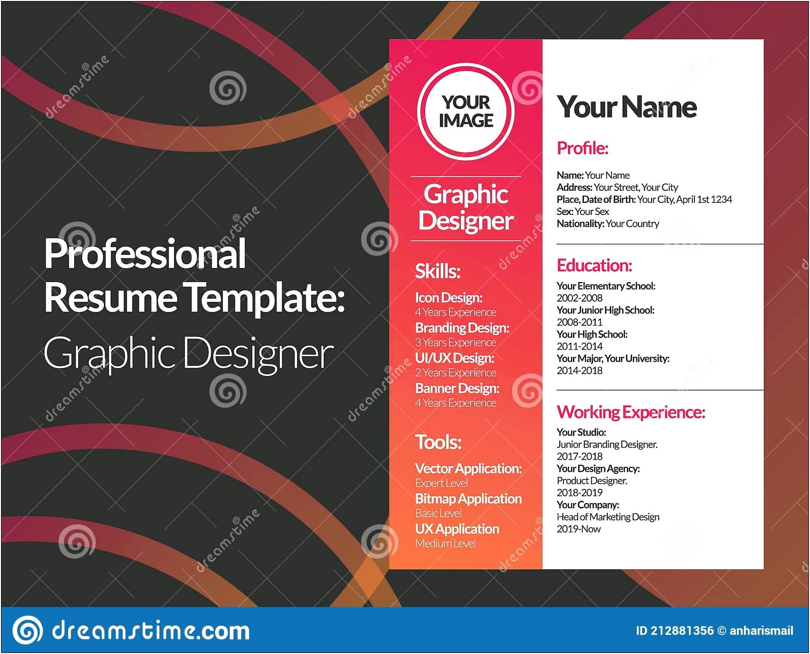 Free Download Graphic Design Resume