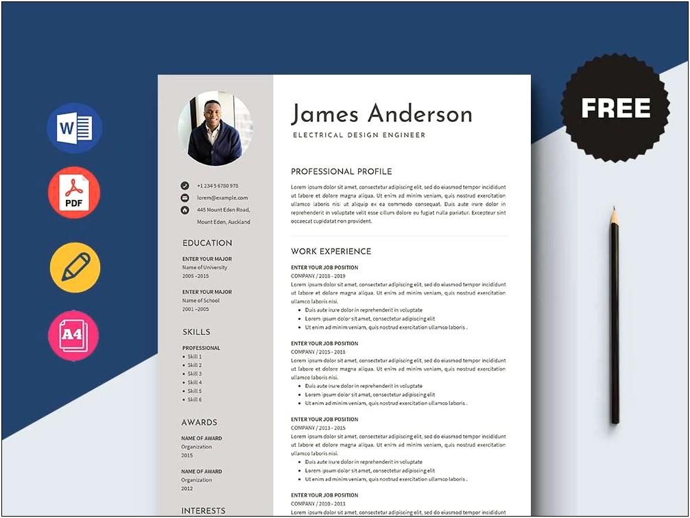 Free Download Resume For Engineer