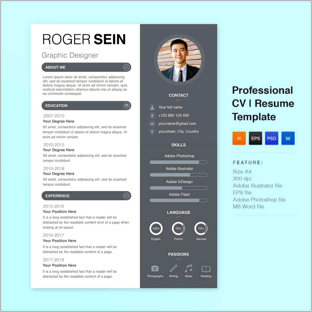 Free Downloadable Professional Resume Templates 2017