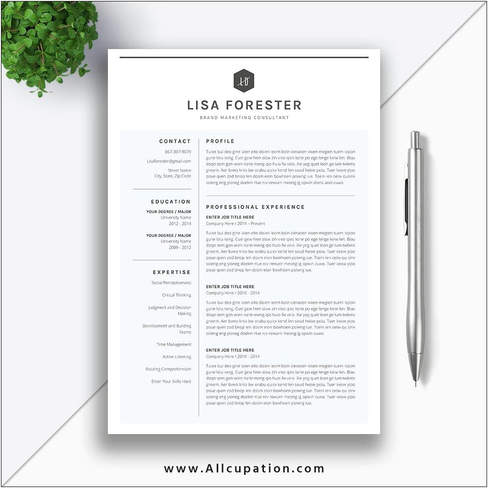 Free Downloadable Resume Templates Word 2010