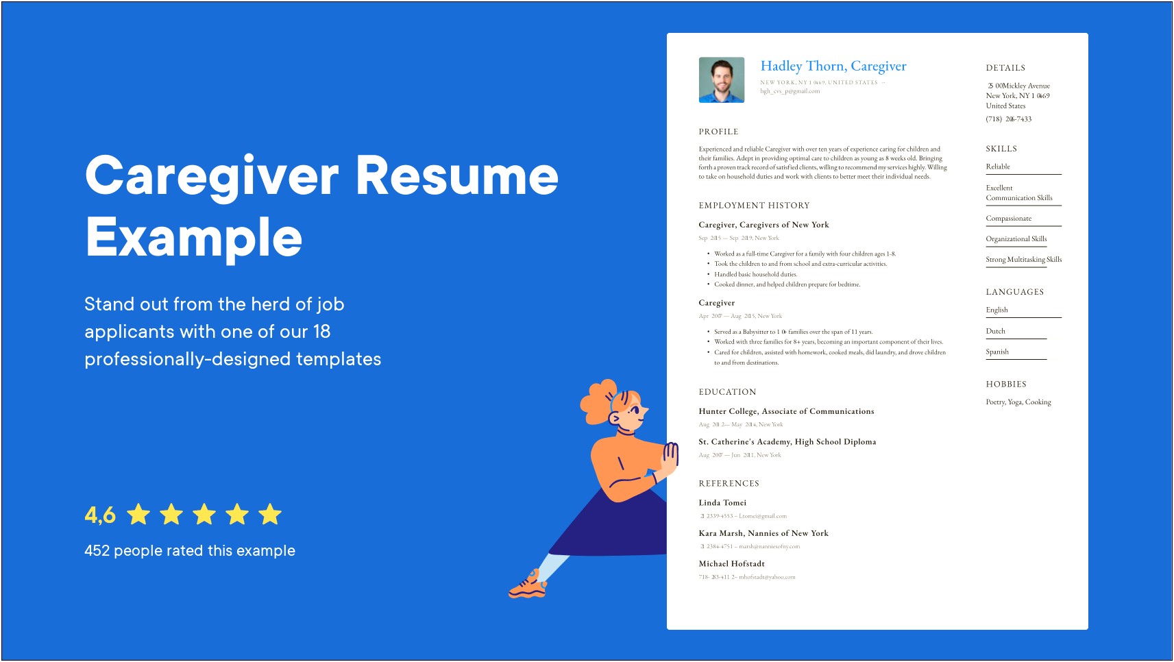 Free Example Of A Caregiver Resume