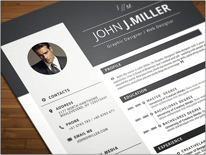 Free Example Of Resume Download