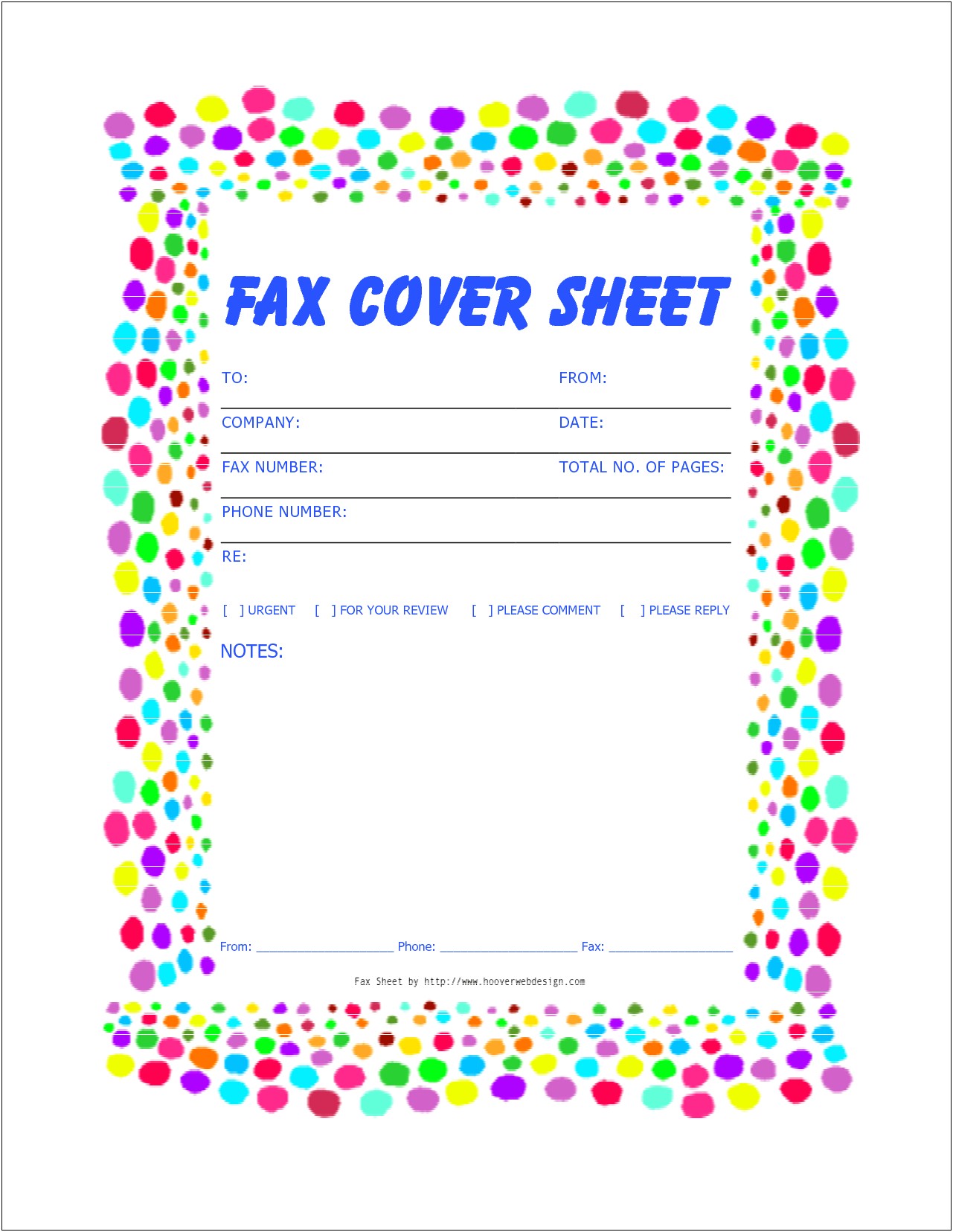 Free Fax Cover Letter Templates For A Resume