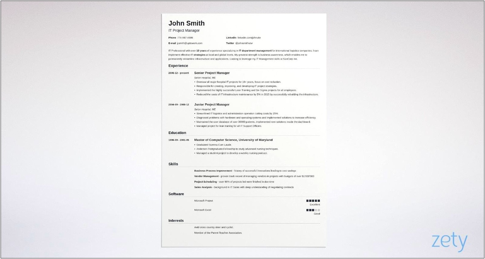 Free Fill In The Blanks Resume Form