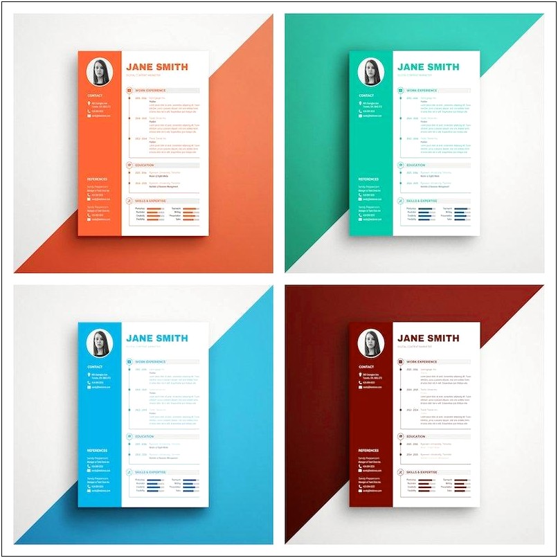 Free Graphic Resume Template Download