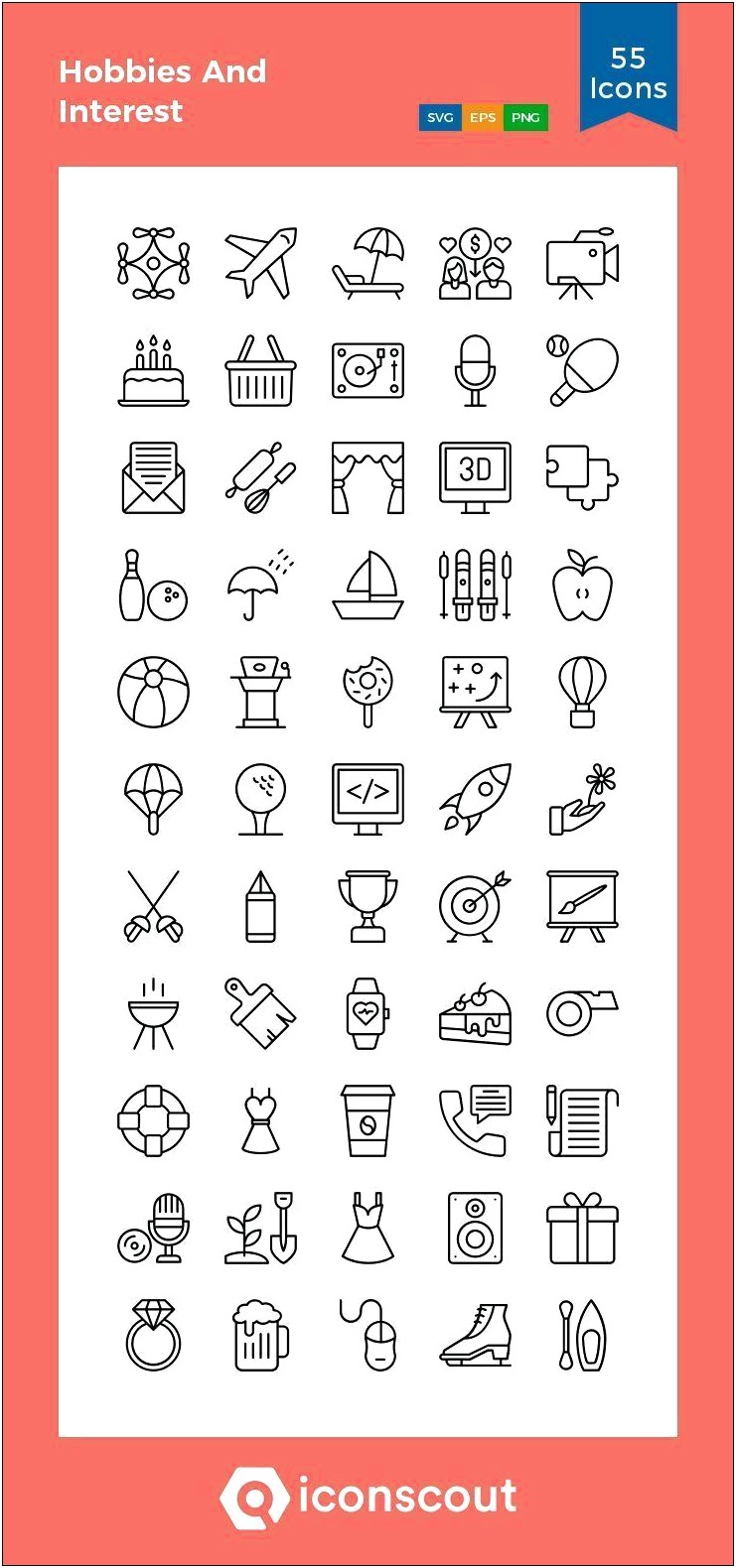 Free Hobbies Icon For Resume