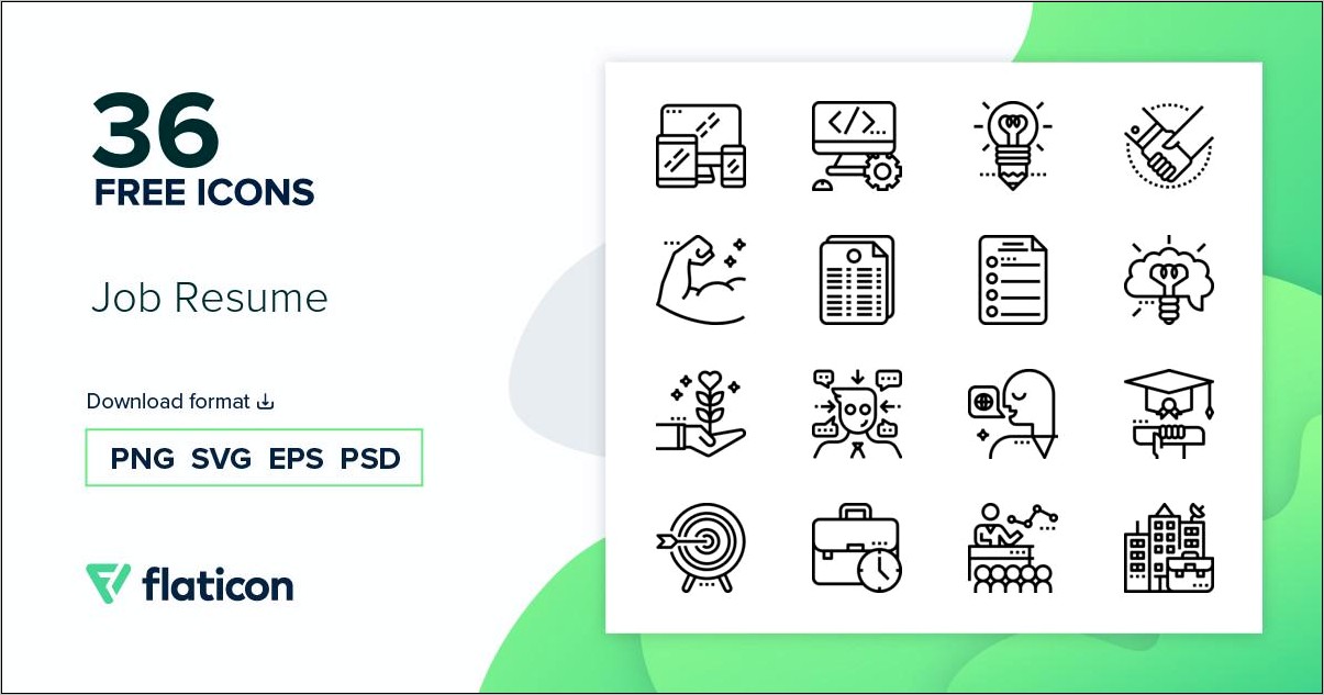 Free Icons For Resume Png