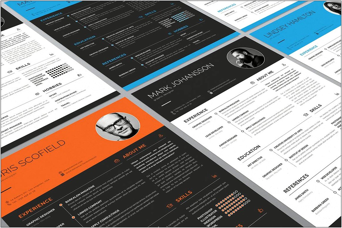 Free Indesign Resume Template 2019