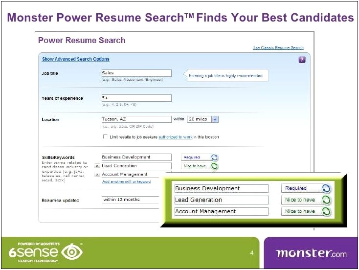Free Job Sites For Resume Search