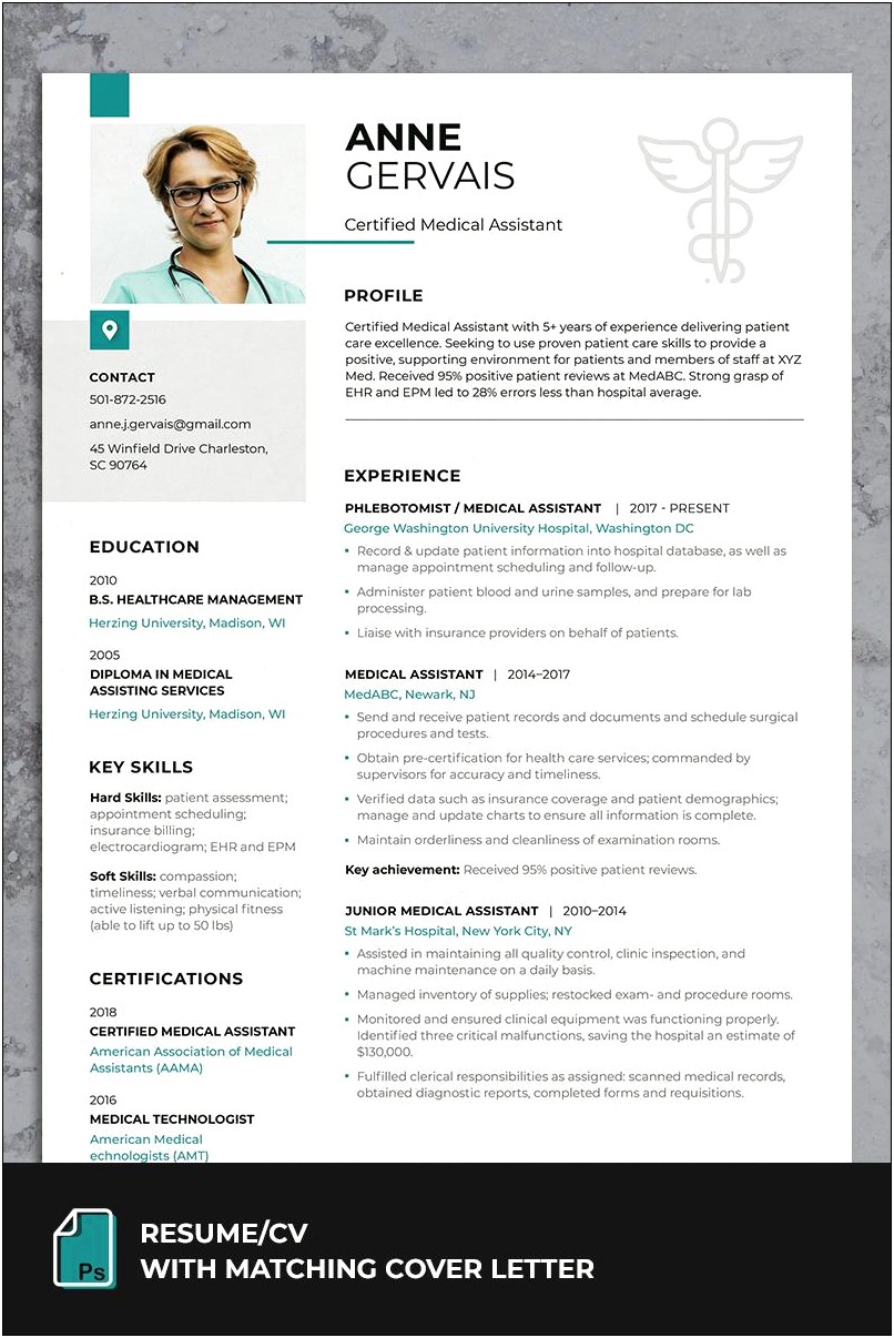 Free Medical Technologist Resume Template
