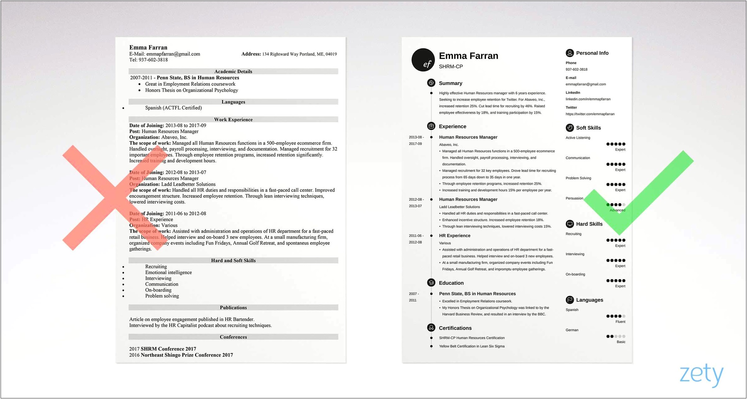 Free Minimalist Resume Template Download
