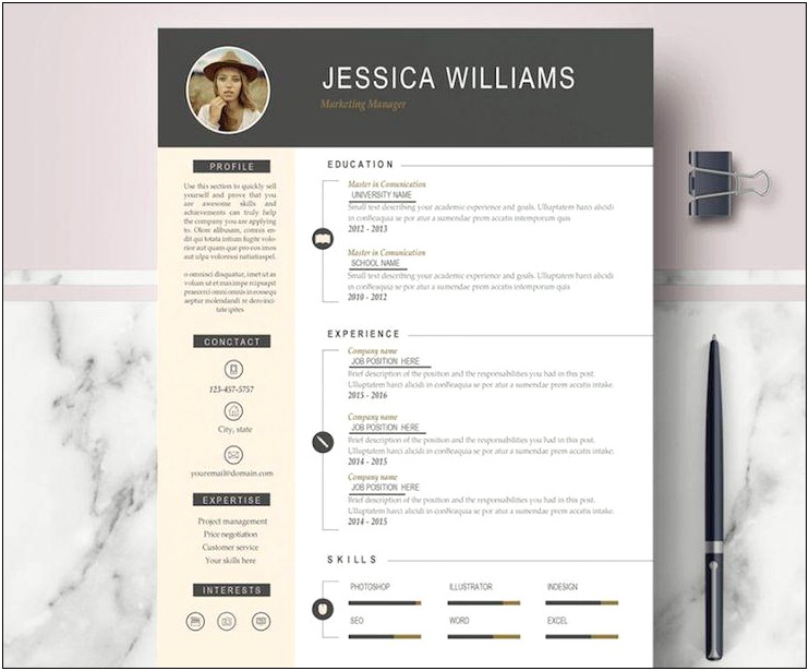 Free Modern Resume Templates For Word India