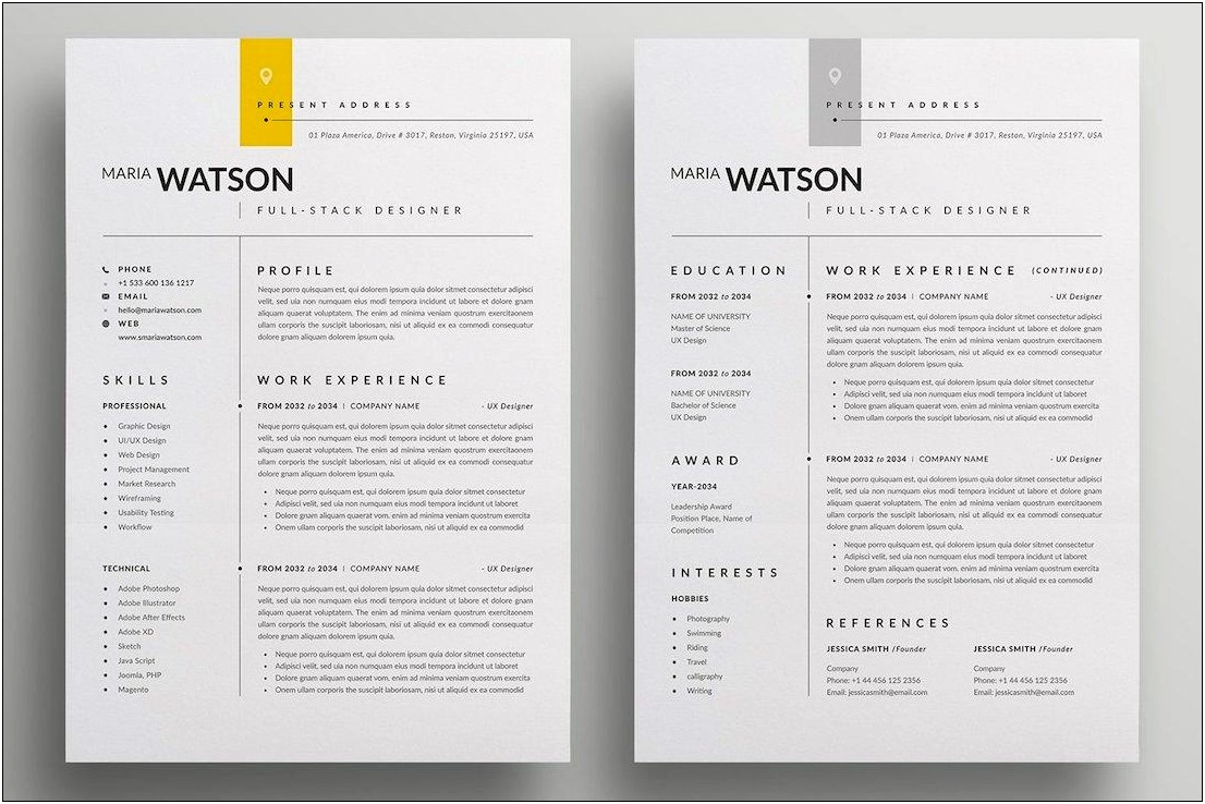 Free Musician Resume Template Download