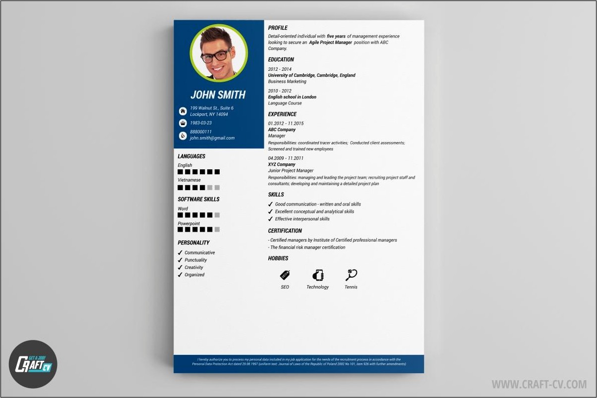 Free Online Resume Cv Maker