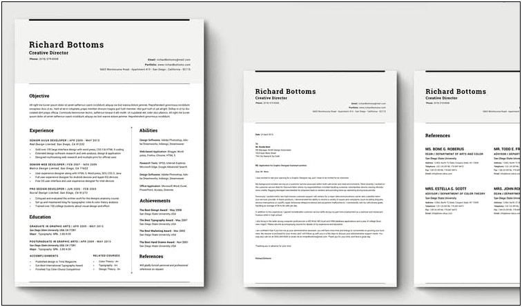 Free Outline For A Resume