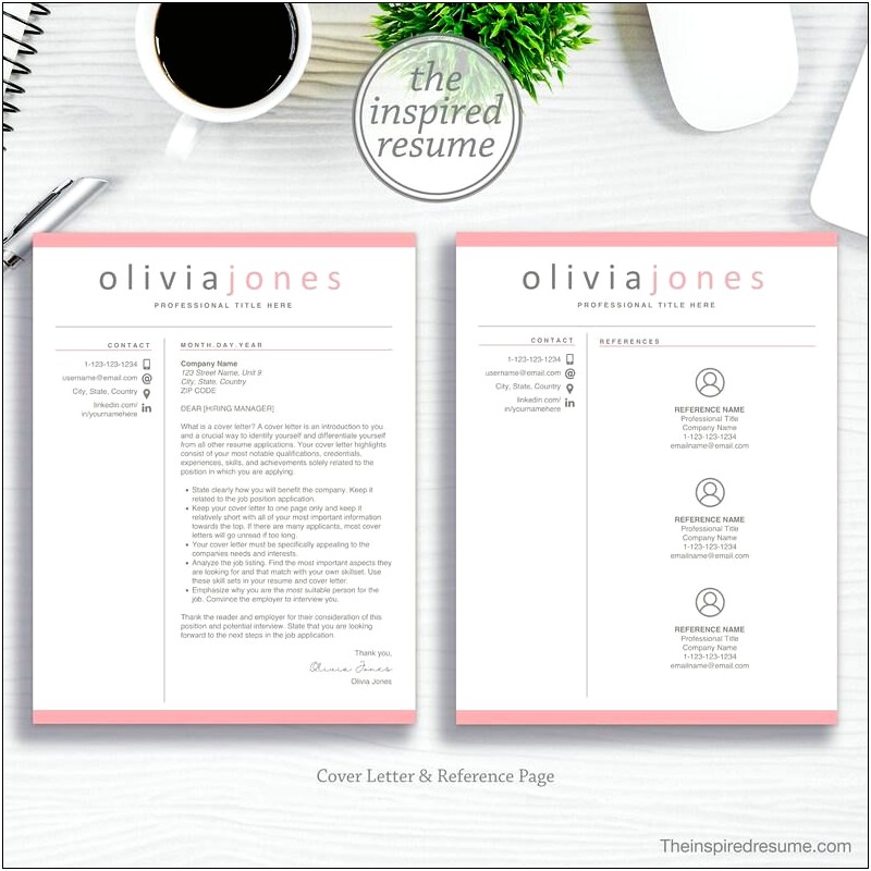 Free Printable Resume Cover Letter Template