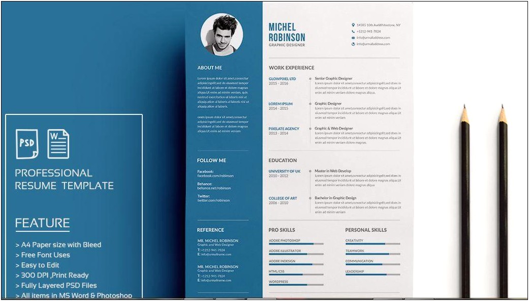 Free Professional Resume Template Docx