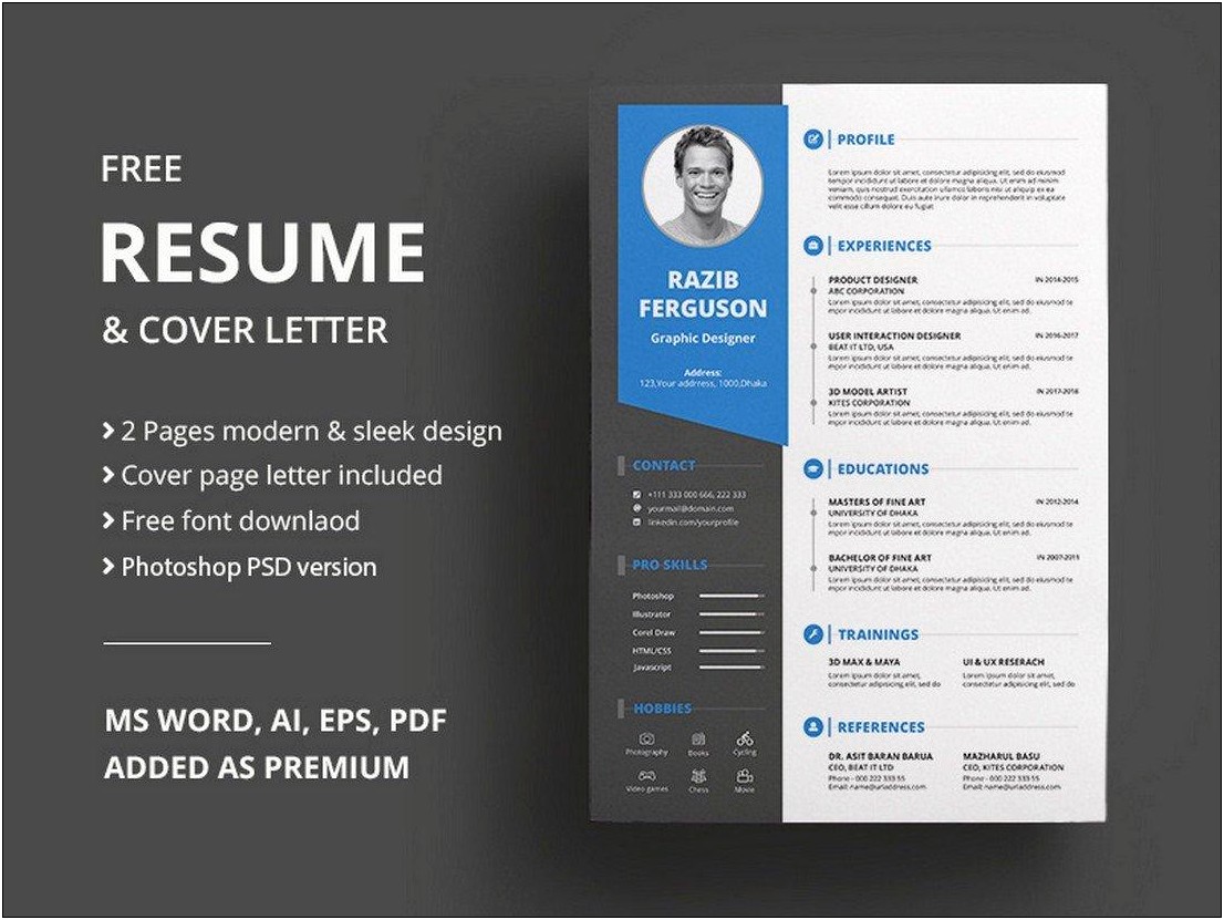 Free Resume And Cover Letter Templates Download