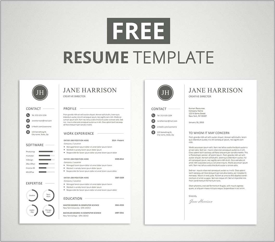 Free Resume And Cover Letter