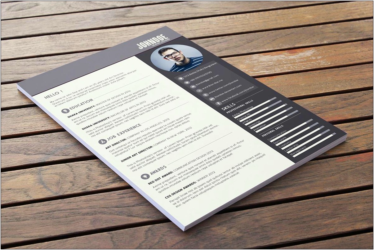 Free Resume Design Templates Downloadable