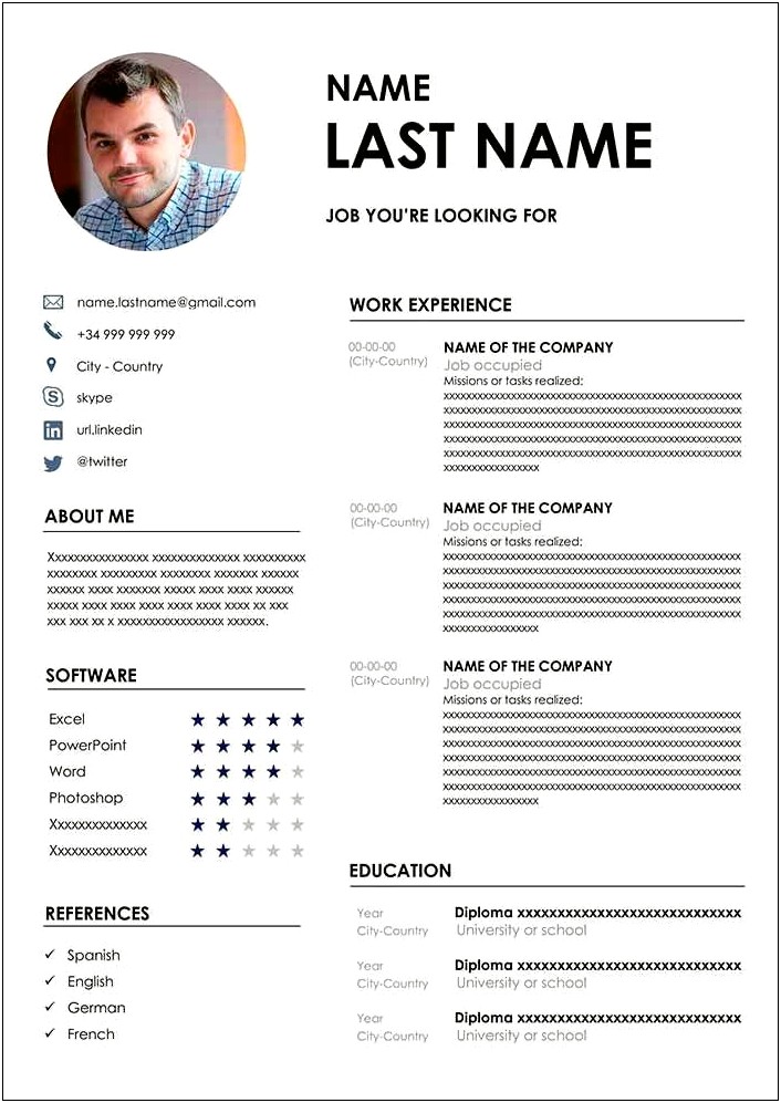 Free Resume Down Load For Any Job