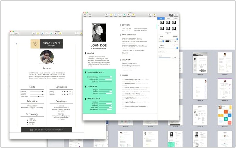 Free Resume Download For Mac