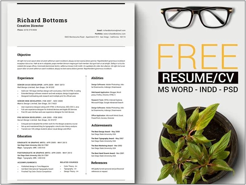 Free Resume Help San Diego