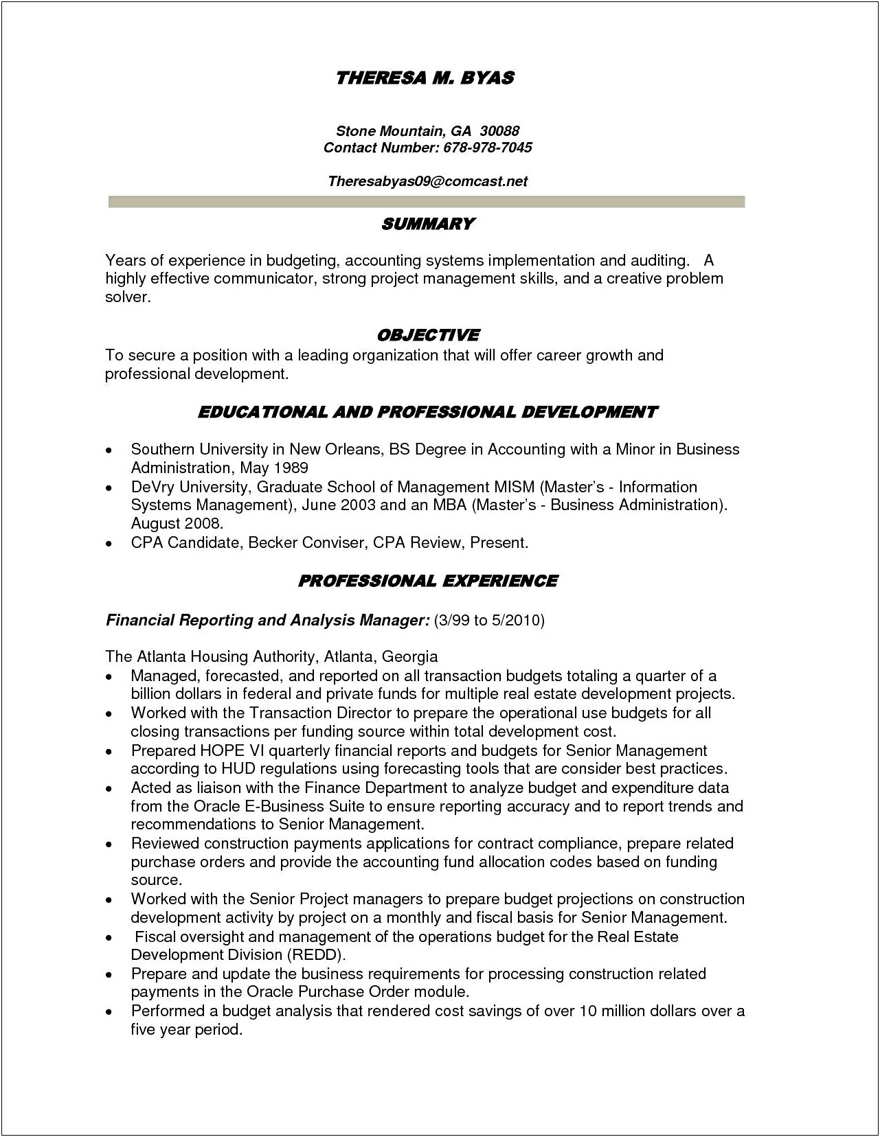 Free Resume Review New Orleans