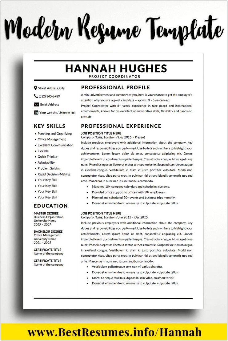 Free Resume Samples For Office Manager