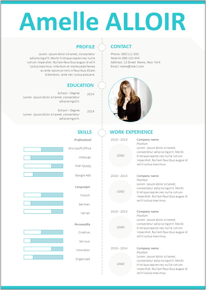 Free Resume Template Download Libreoffice
