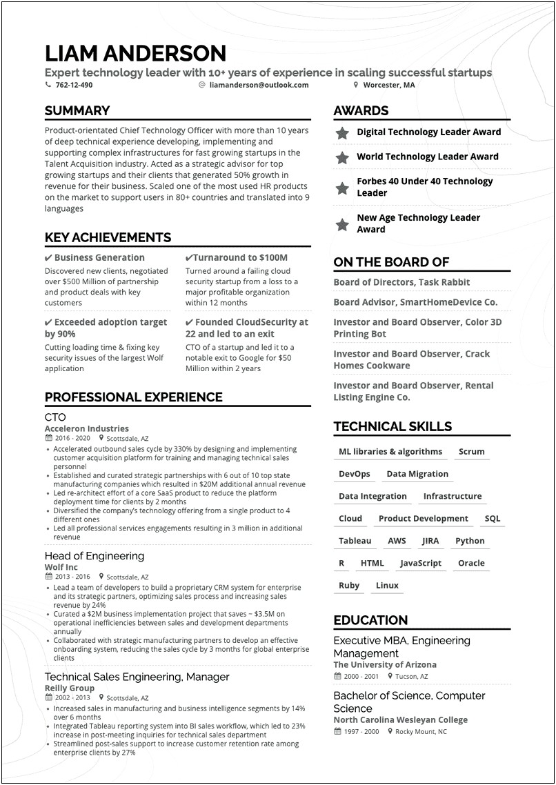 Free Resume Template For College Application