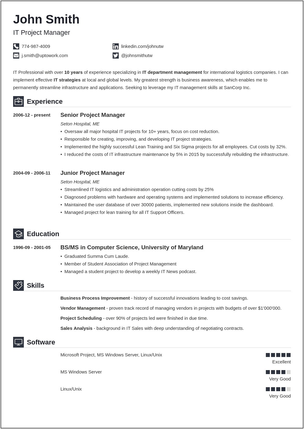 Free Resume Template For High School Graduate