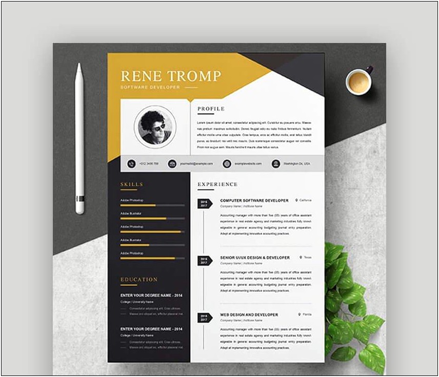 Free Resume Template For Max