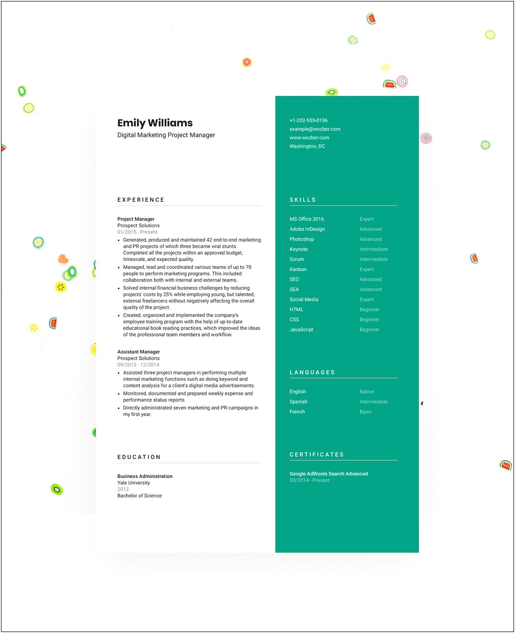 Free Resume Template For Notepad